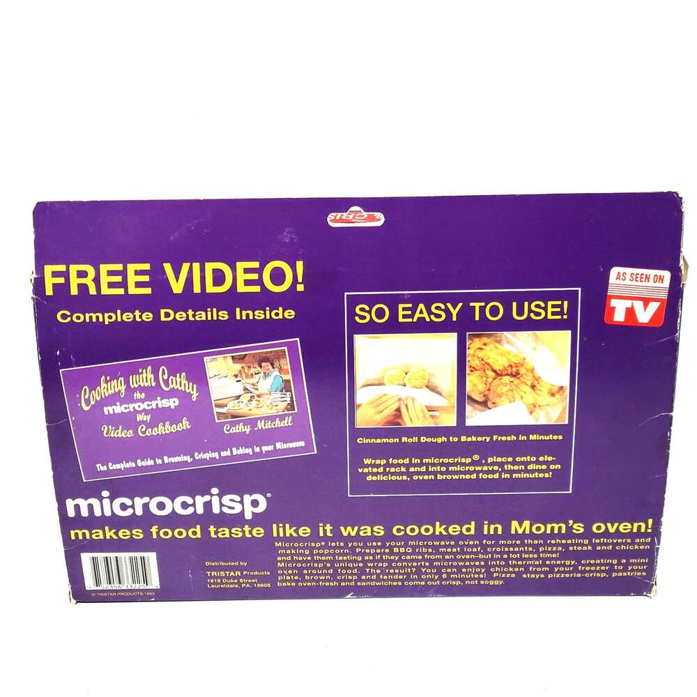MICROCRISP Microwave Set As Seen On TV Vintage 1993 - Picture 4 of 5